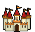 Desenhos de Castelos para colorear